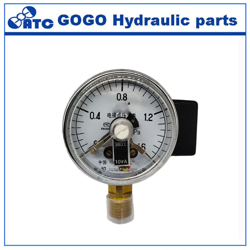 Осевой краевой манометр из нержавеющей стали вакуумный измеритель давления в