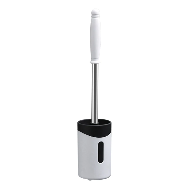 

Toilet Brush Soft Non-Slip Cleaning Brush Wall Hanging Super Decontamination Bathroom Cleaning Tool