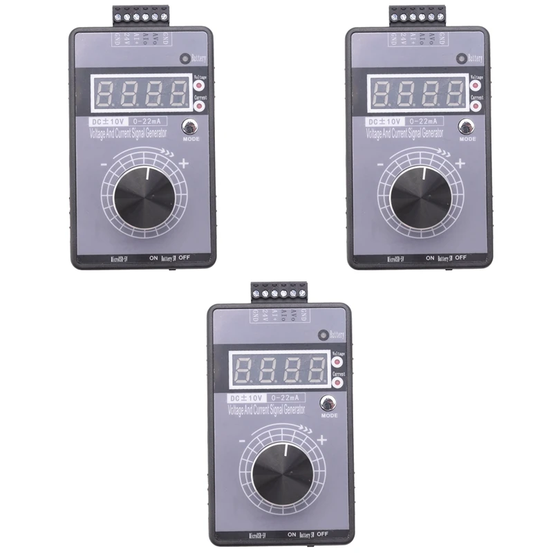 

Точечные товары, 2x DC0-10V, генератор токового напряжения 0/4-20 мА, портативный аналоговый симулятор со встроенной перезаряжаемой батареей