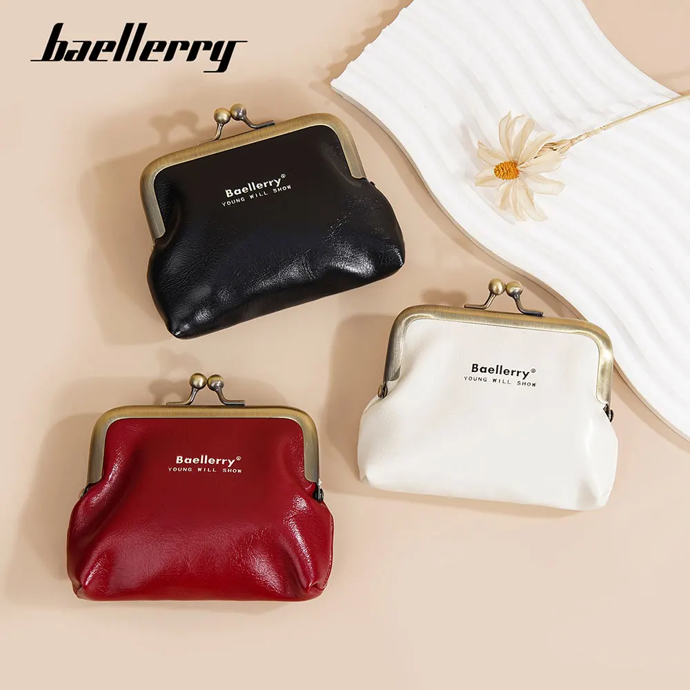 Новые простые короткие женские кошельки Baellerry карман для монет держатель карт