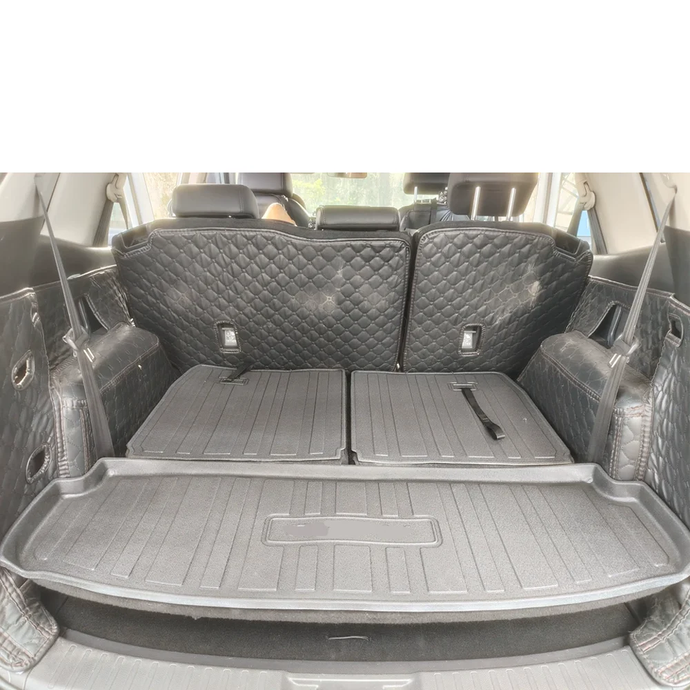 Фото Коврик в багажник для Honda CR-V CRV 6 RS Breeze 2023~2026, водонепроницаемый, из TPE, внутренний вкладыш, подкладка на спинку сиденья, поддон для багажа, аксессуары №3