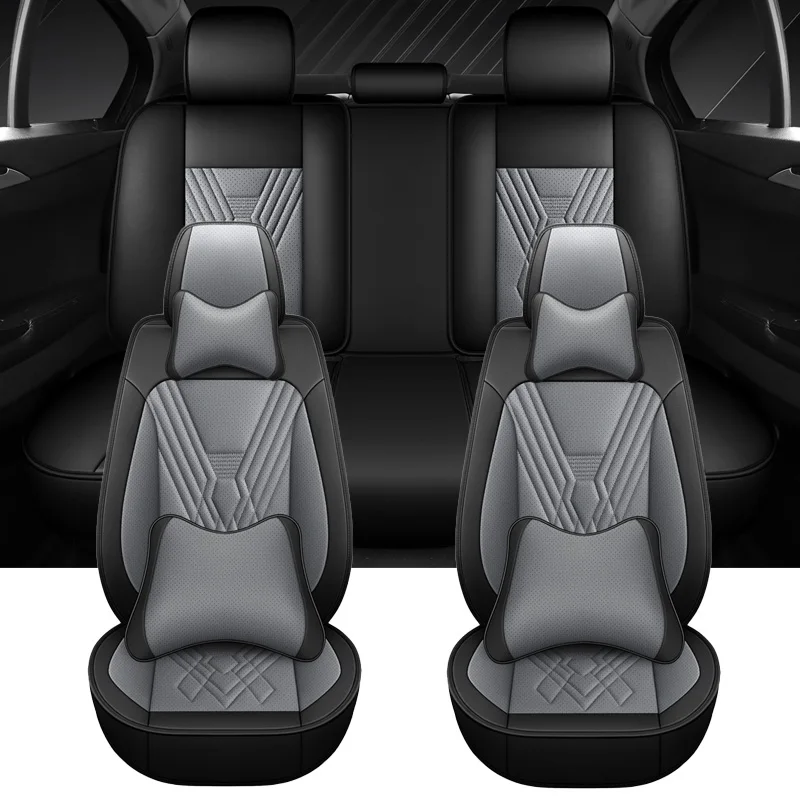 

Полный комплект кожаных чехлов на автомобильные сиденья для Mitsubishi Lancer Ford Fiesta Kia K5 Ceed Picanto Seat Arona Mercedes W203 автомобильные аксессуары