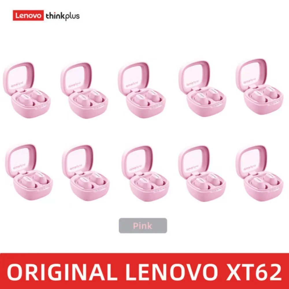 

Bluetooth-наушники Lenovo Xt62 с шумоподавлением, 5/10 шт.