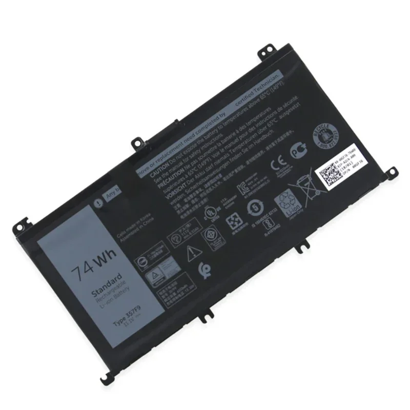 Аккумулятор для ноутбуков Dell Inspiron 15 5576, 5577, 7566, 7557, 7567, 7566, 5576, 7559, P57F, P65F, P57F 71JF4, P65F001, P57F001, INS15PD (357F9) (art.: 3920d8dadb856) - 3920d8dadb856