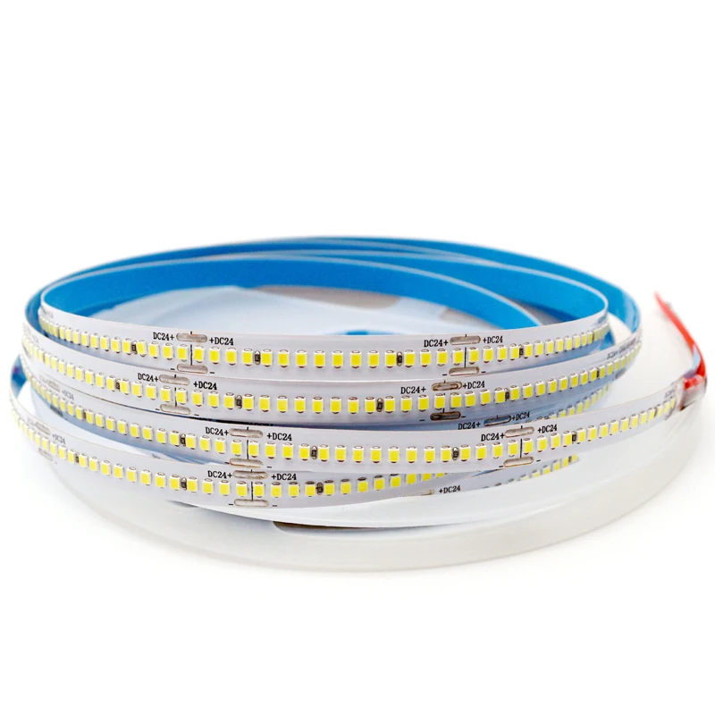 

5m 8mm Narrow DC24V 2025 LED Strip High Density 320 leds/m 3000k Natural White 4000k 4500k 6000k 6500k Decoration Fit Up Light