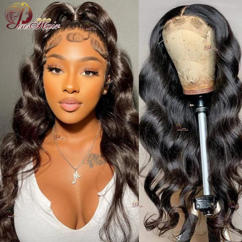 Natural Color Body Wave Human Hair Lace Front Wigs 13x4 Lace Frontal Wig Preplucked Wigs Peruvian Remy Wigs For Women Pinshair