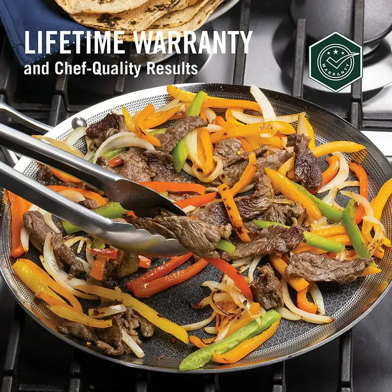 

inch Hybrid Stainless Steel Griddle Non-Stick Fry Pan
