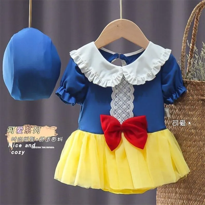 

Детский снежно-белый купальный костюм для девочек, Цельный Детский купальник, купальники для маленьких девочек, купальный костюм