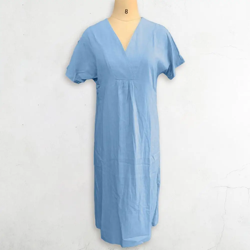 

Lady Summer Dress Loose Ladies Dress Colorfast Retro Ladies Dress