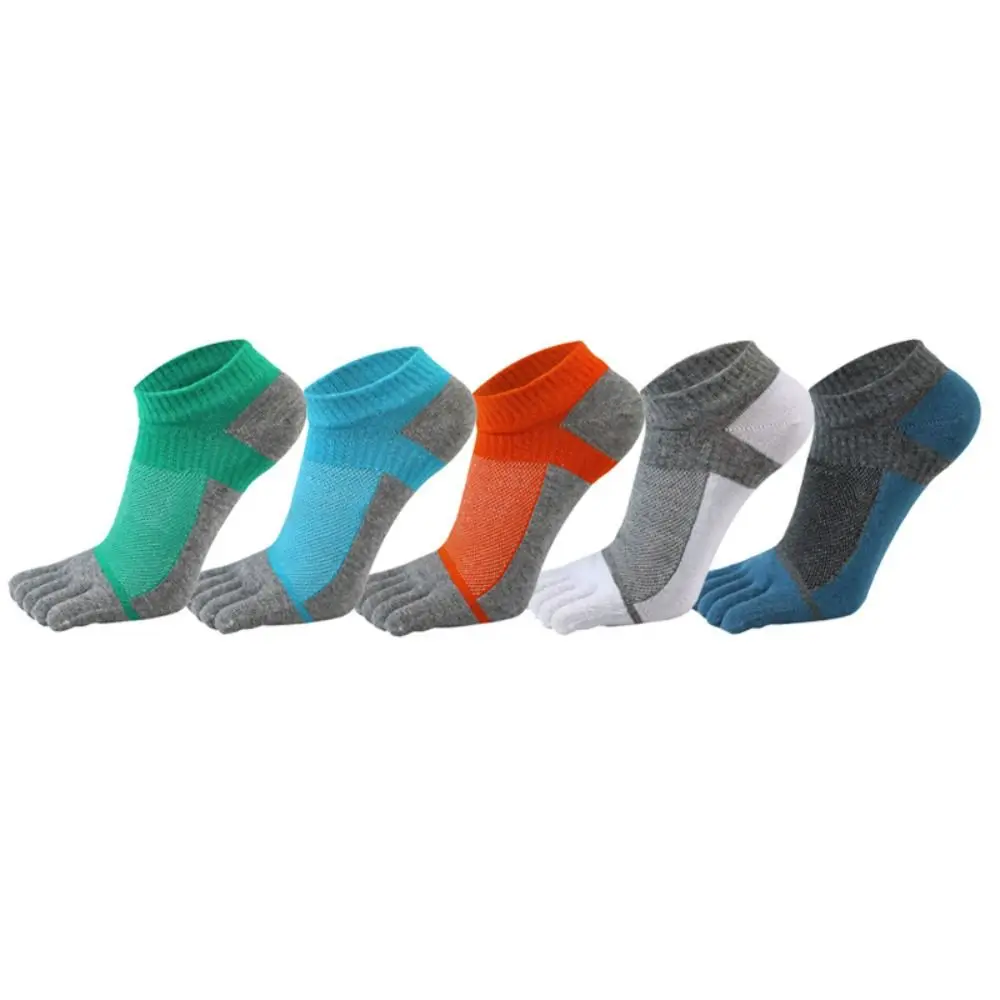 

Colorful Shaping Socks Comfortable Anti Friction Sports Men's Socks No Show Ankle Socks Five Finger Socks Ankle Socks
