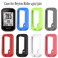 silicone cases for bryton rider 430320 universal cover for bryton rider 320 anti drop protective case bumper support charging