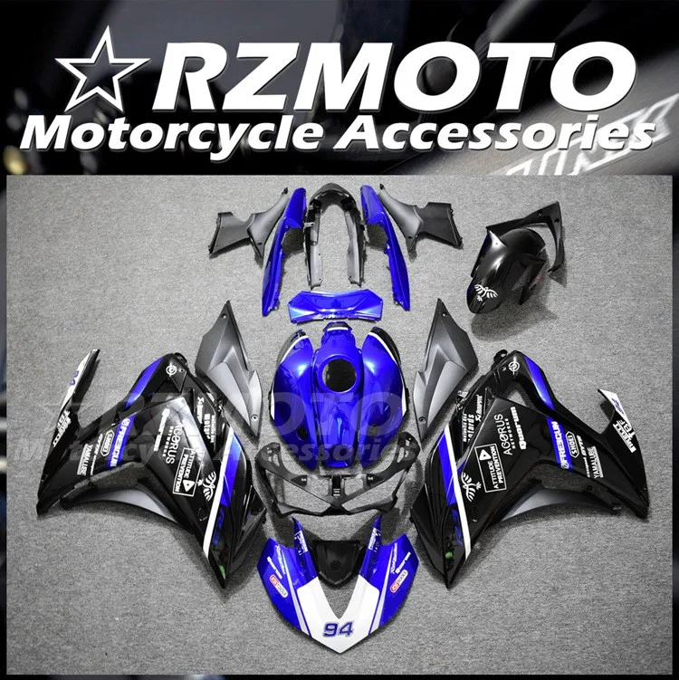 

4 подарка, новый комплект обтекателей из АБС-пластика для YAMAHA YZF-R3 15 16 17 18 YZF-R25 R3 R25 2015 2016 2017 2018, кузов синего цвета 94