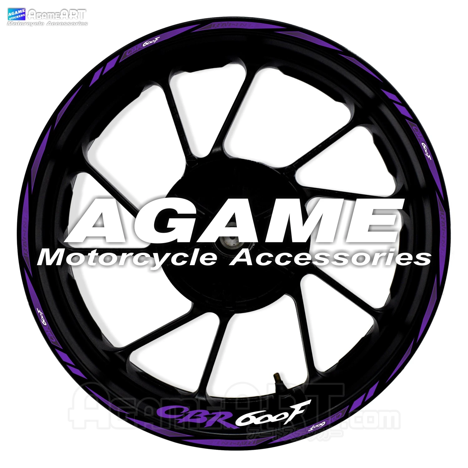 Светоотражающие наклейки на обод мотоцикла CBR600RR 17 дюймов полоска колеса внутри