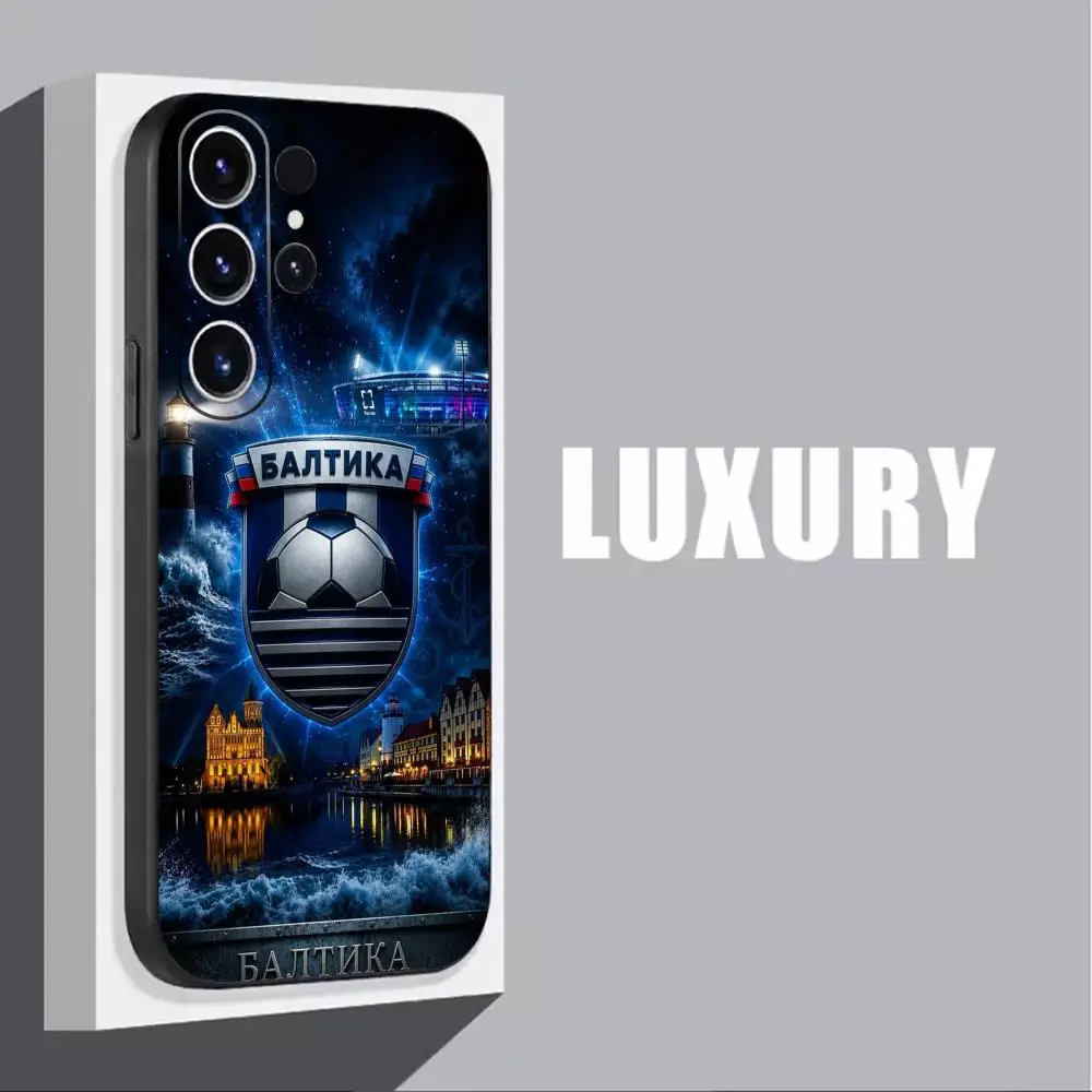Фото Чехол для телефона FC Baltika Kaliningrad для Samsung Galaxy S26 S25 S24 S23 S22 S21 Plus Ultra Fold A, мягкий, черный №3