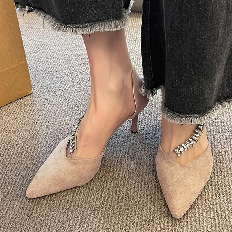 

Босоножки женские с острым носком, на высоком каблуке