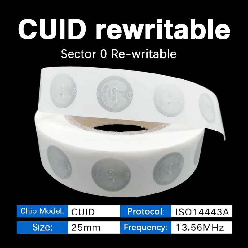 

RFID-метка S50 1K NFC перезаписываемая
