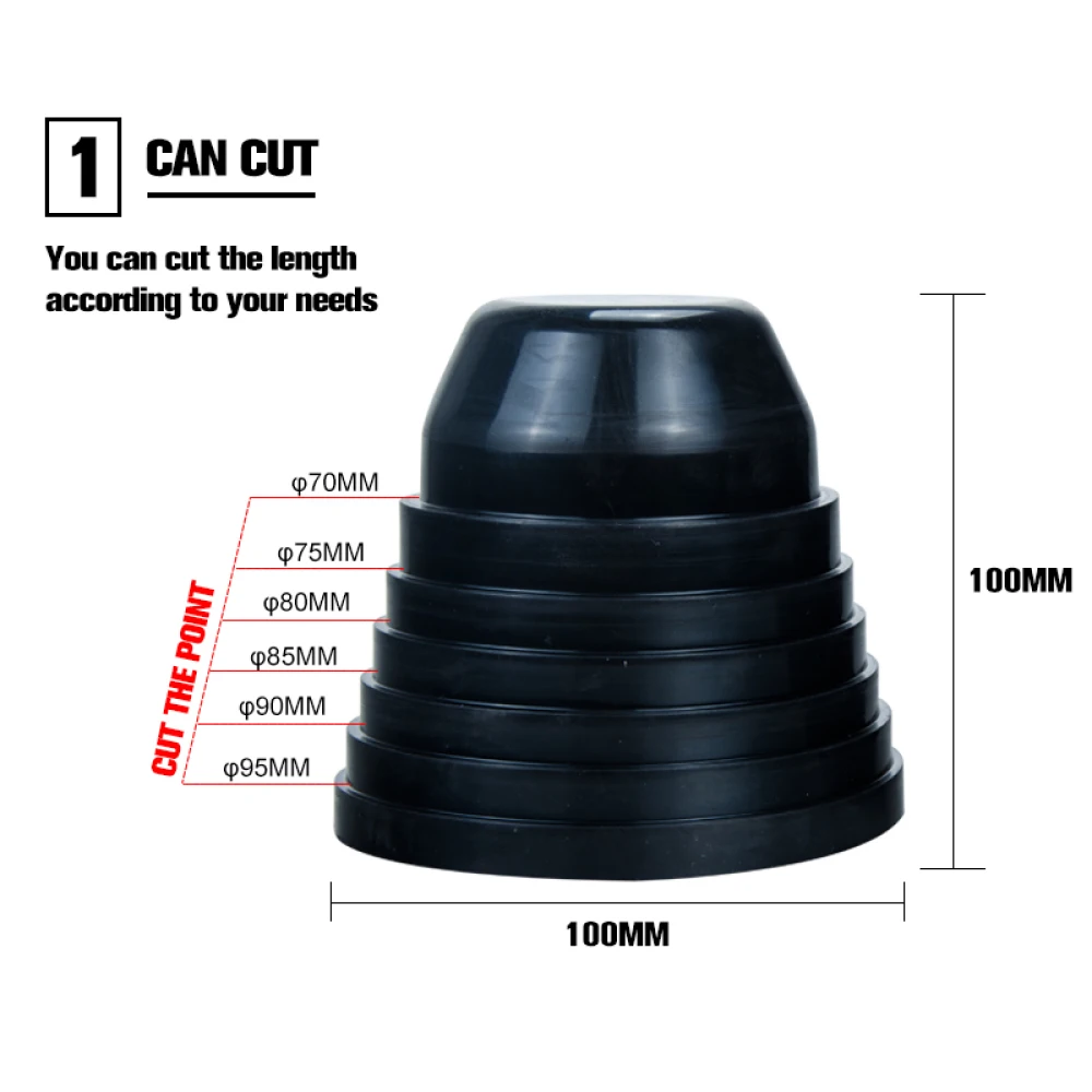 1 шт. колпачок-уплотнитель для автомобильных фар 70-100 мм