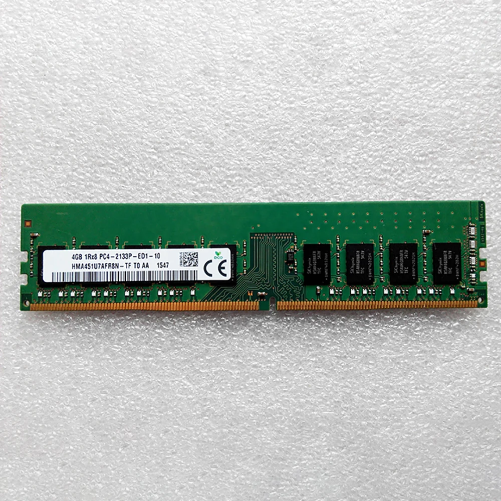 Для SK Hynix RAM 4GB 4G 1RX8 PC4-2133P-ED1 DDR4 2133 ECC UDIMM Memory