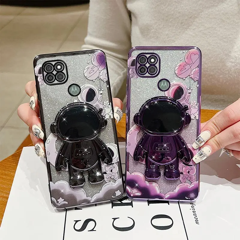 G9 Power гибкий чехол для телефона с покрытием астронавта Motorola Moto Противоударная