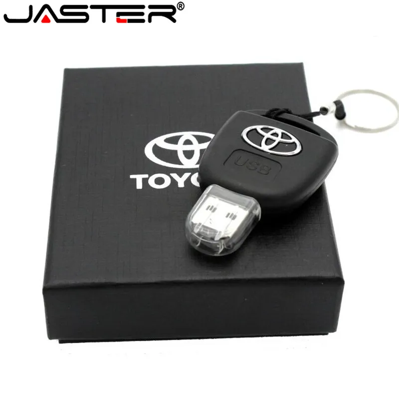 

Car Key USB 2.0 64GB Flash Drive Gifts Key Chain 32GB Pen Drives 8GB Memory Stick 16GB U Disk TOYOTA Gift Box 4GB Plastic 128GB