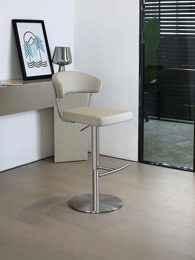 

XX70Bar chair lift Home high stool designer modern simple rotating table island back bar chair