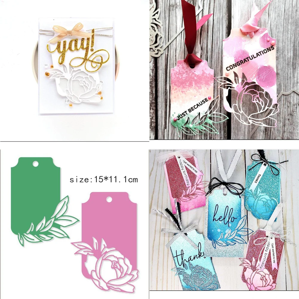 

Этикетка для цветов, штампы, металлические Вырубные штампы, «сделай сам», скрапбукинг, фотоальбом, декоративное тиснение, PaperCard Craf, нож-бабоч...