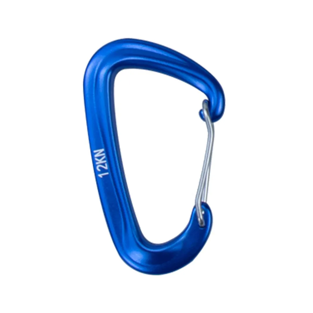 

Carabiner D Shape Clip Tools D Shape Hook Portable 12KN 8*5cm Aluminium Backpack Hook Snap Clip Reliable Useful
