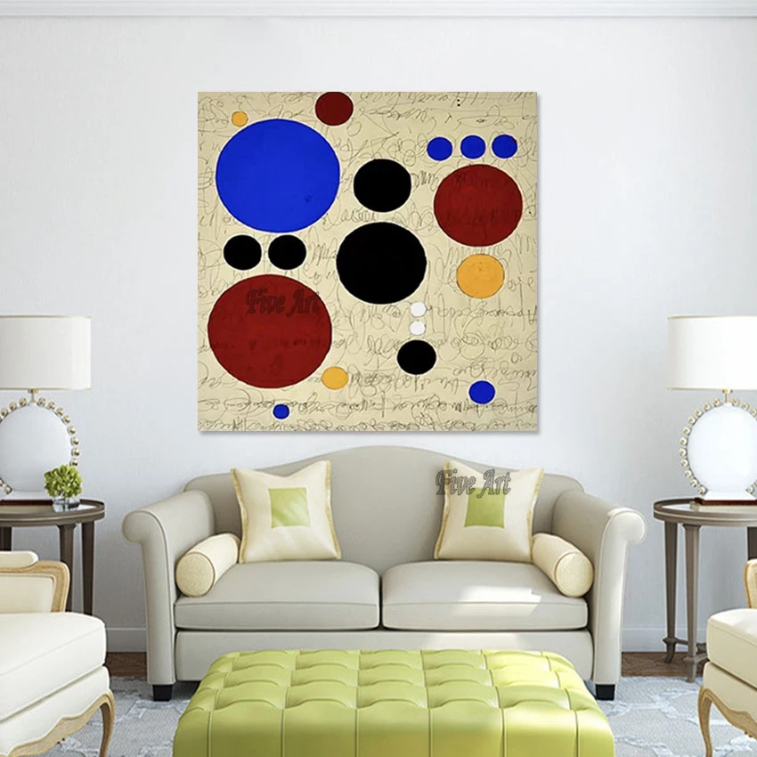 

Living Room Decoration Frameless Abstract Simple Texture Geometry Shape Oil Painting Picture Art Wall Picture Canvas Artwork