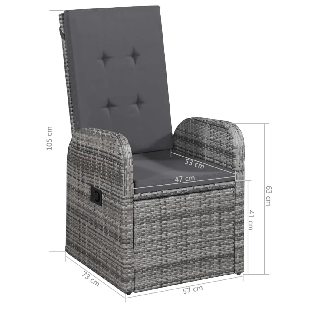 

Patio Outdoor Chairs Deck Outside Porch Furniture Set Balcony Decor