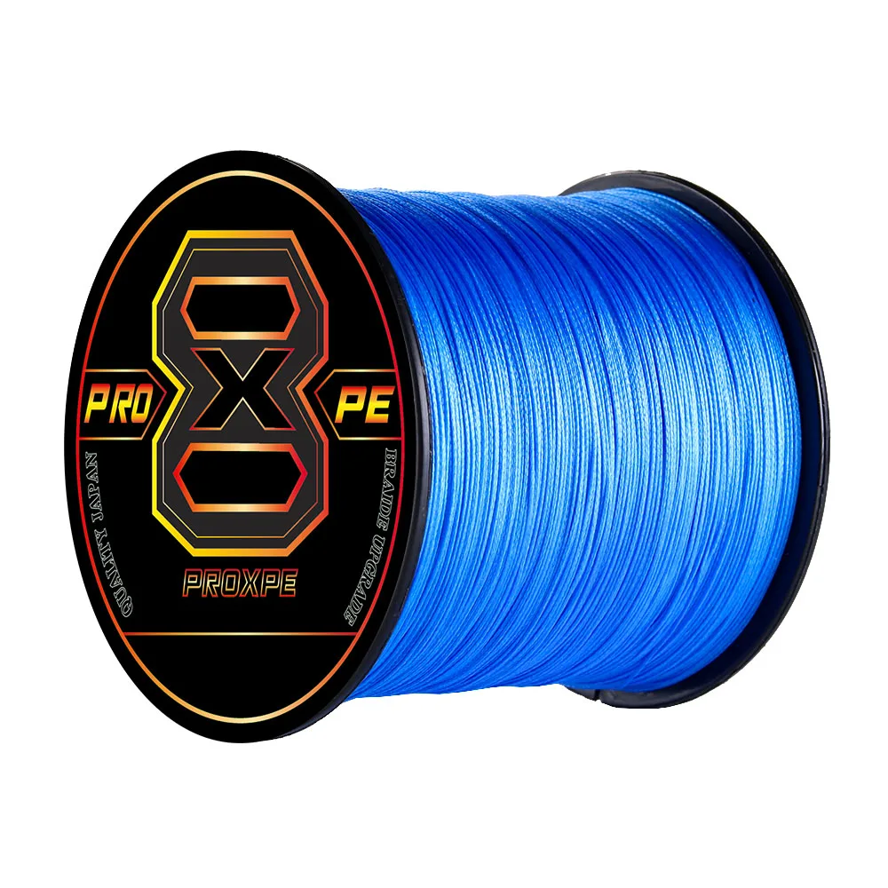 PROXPE X8 Pe Braided Fishing Line Pesca Carp Multifilament Fly Wire For Saltwater 1000M 500M 300M 22-100LB Tackle