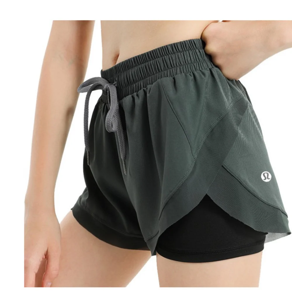 New Breathable Quick-drying Athletic Shorts Tennis Skirt Leggings Sport Women Fitness High Waist Shorts Female Sportswear