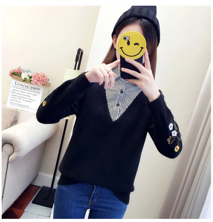 

Women's Sweater 2020 Women's Sweatshirt Women's Fashion Pullover Casual Long Sleeve Round White