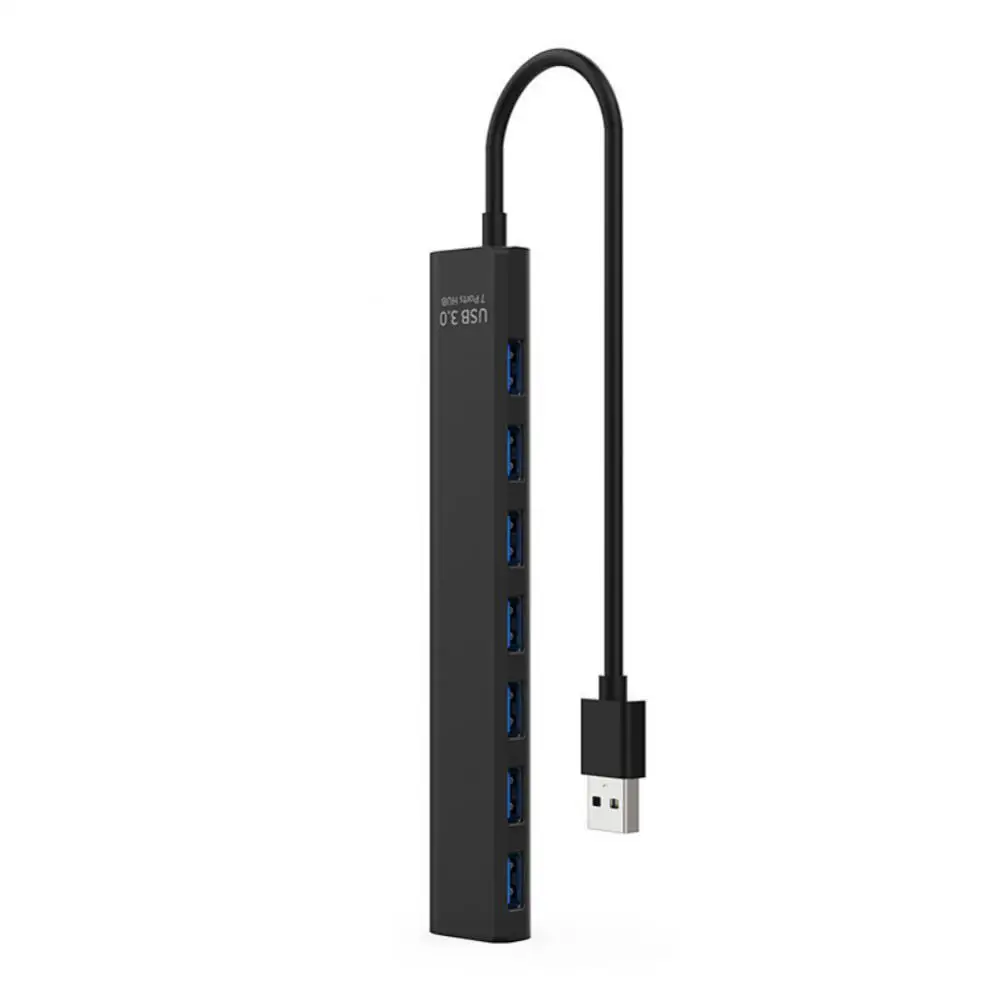 

7-port Usb Extender Hub Extension Portable 5gbps High Speed Smart Splitter Usb 3.0 Hub Usb Docking Station Phone Accessories