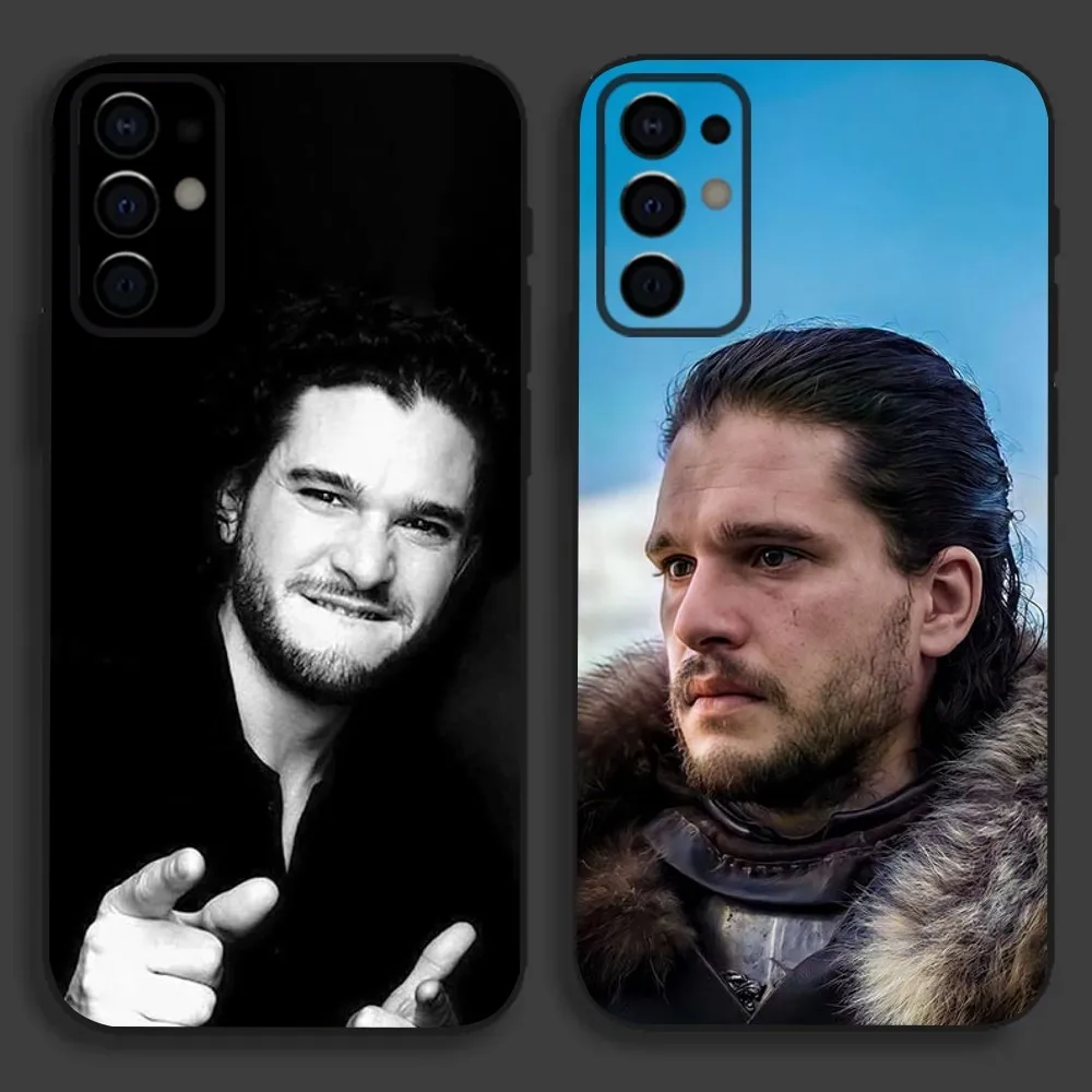Чехол для телефона Actor K-Kit Harington Samsung S24 S21 S22 S23 S30 Ultra S20 Plus Fe Lite Note 10 9 5G черный мягкий