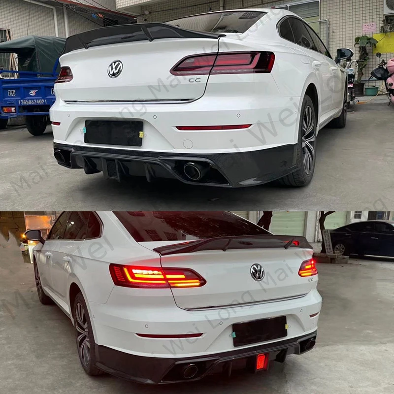 

For Volkswagen New CC Spoiler 2018-2019 High Quality Carbon Fiber Spoiler For New Arteon spoiler