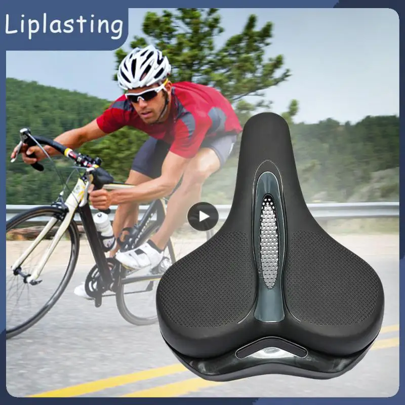 

BENGGUO Cross-border Black Mountain Bike Saddle Quality Silicone Sponge Soft Elastic Road Bicycle Hollow Comfort Bike Saddle Pad