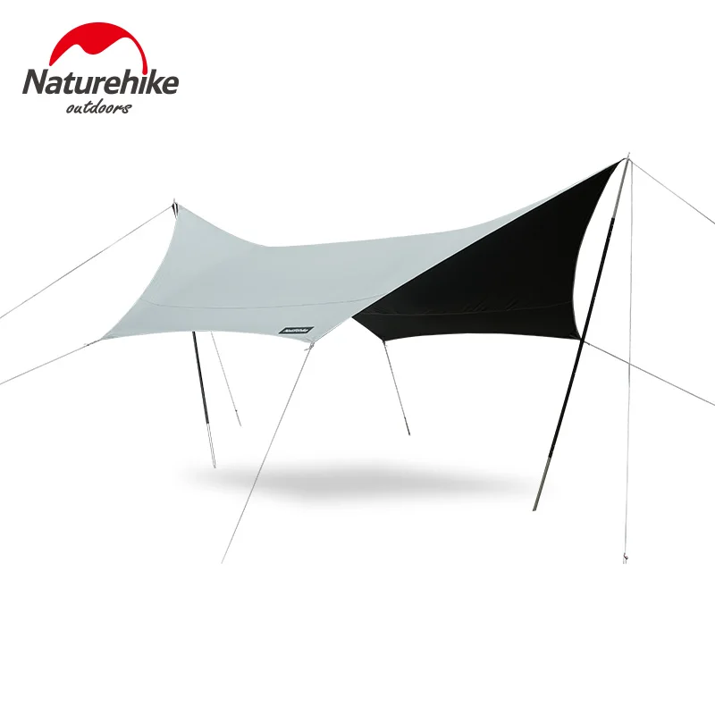 

Naturehike SHARK Vinyl Canopy Large Area Hexagonal Sun Shelter Portable 20㎡ Sunscreen Sunshade Travel Camping Travel Awning
