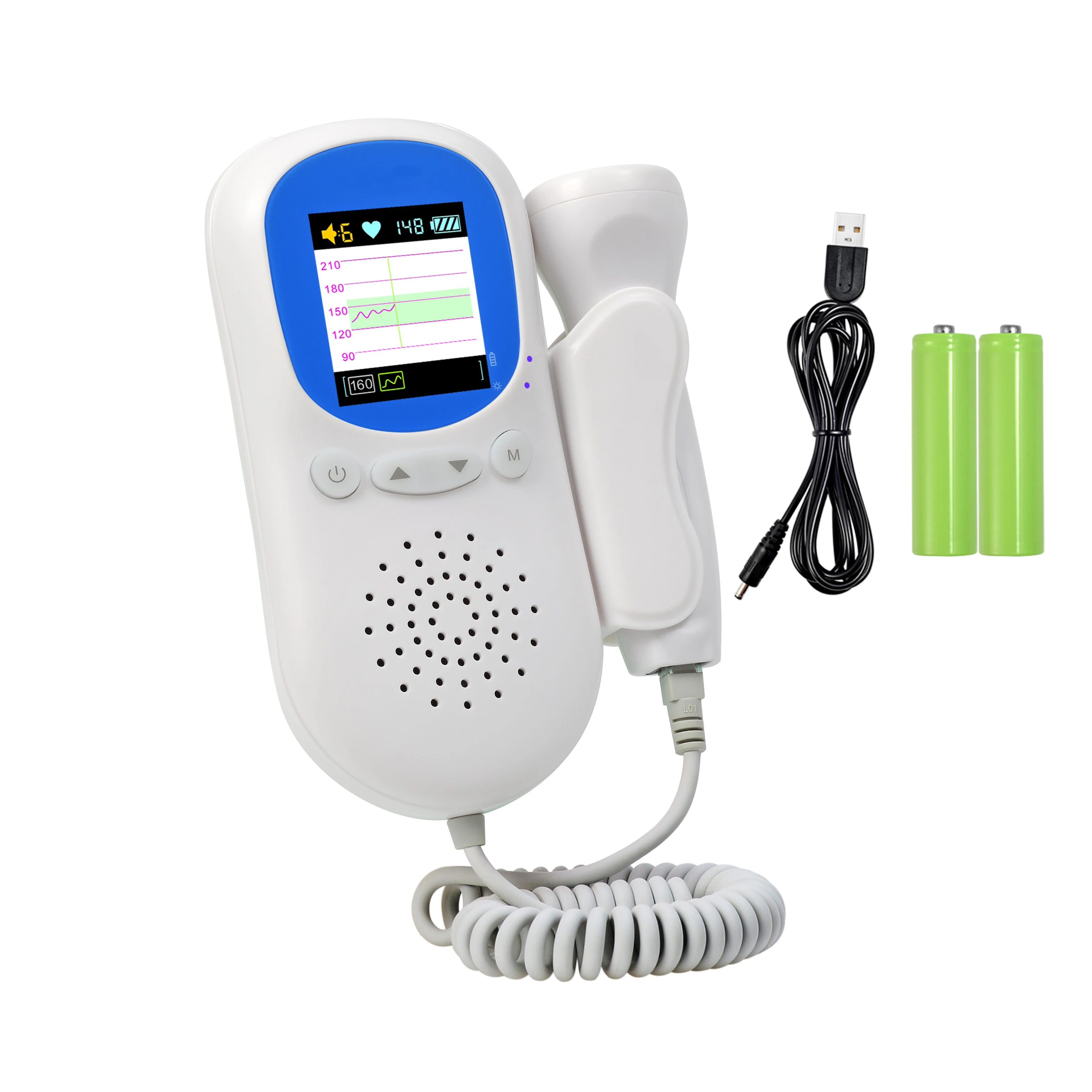 Портативный карманный детектор сердца для детей ультразвуковой доплеровский