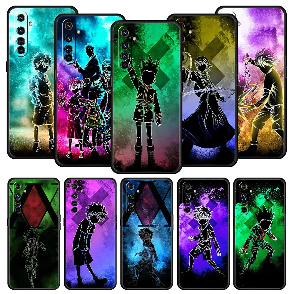 

Hunter X Hunters Anime Case For OPPO Realme 9 8 7 6 GT2 Pro Plus 5G C35 C25 C21 C11 C3 8i 9i GT Neo 2 3 Phone Cover Silicone