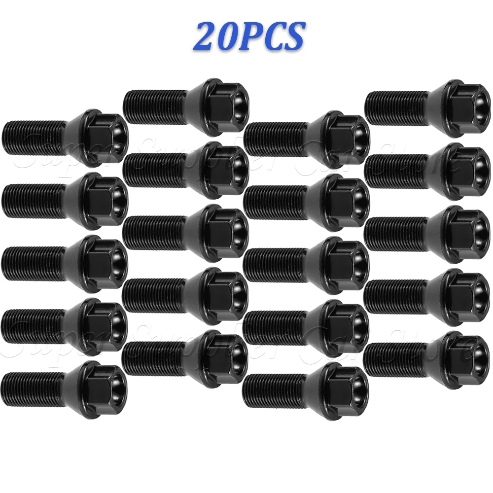 

Новые колесные болты M14x1.25 (4/5/10/20 шт.) для BMW 1, 3, 5, 7 серий, X1, X3, X5, X6, F20, F30, F07, F25, E70 (номера деталей: 36136781151, 36136890324)