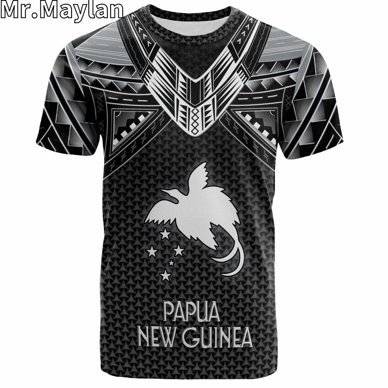 Оригинальная 3D футболка Папуа-Новая Гвинея фотополинезийская Этническая с
