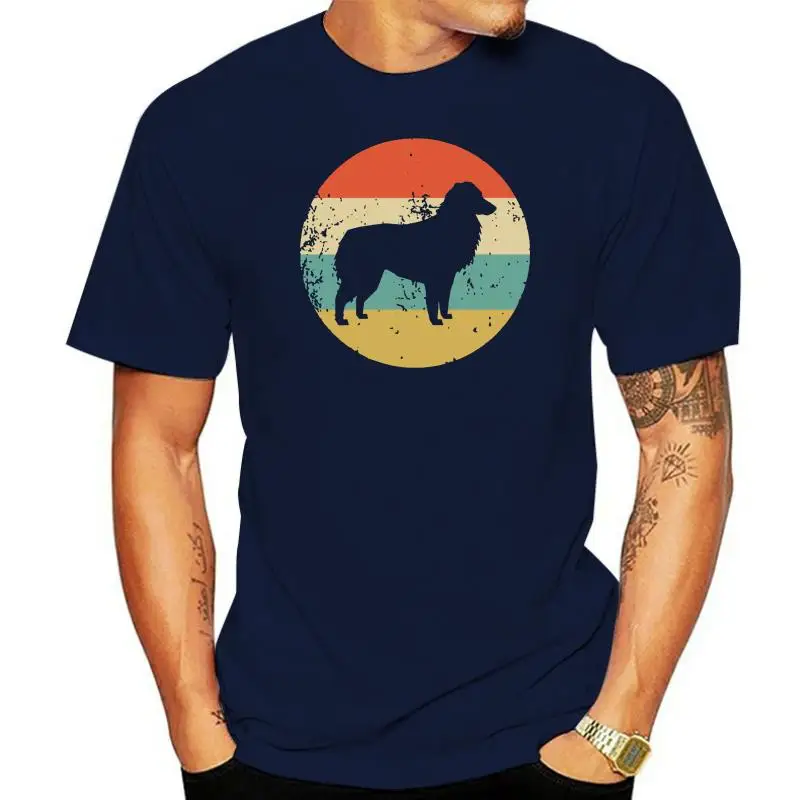 

Camisa de Pastor Australiano, camiseta Vintage Retro Aussie para hombre, camisa con icono de perro, Tops Harajuku, Camiseta clás