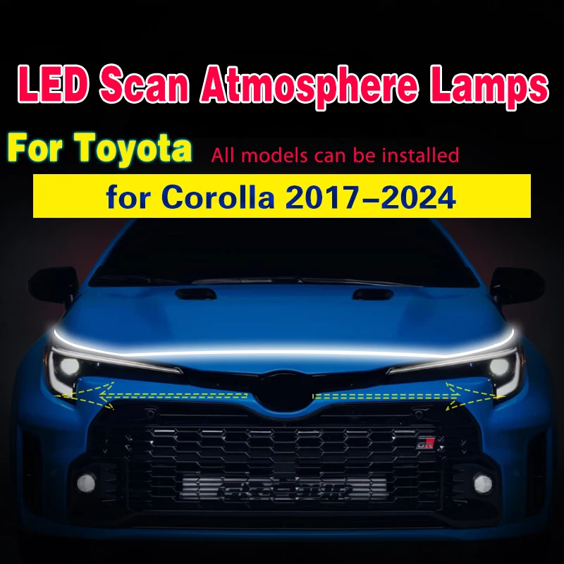 

Автомобильная светодиодная подсветка для Toyota Corolla 2017-2024, 12 В