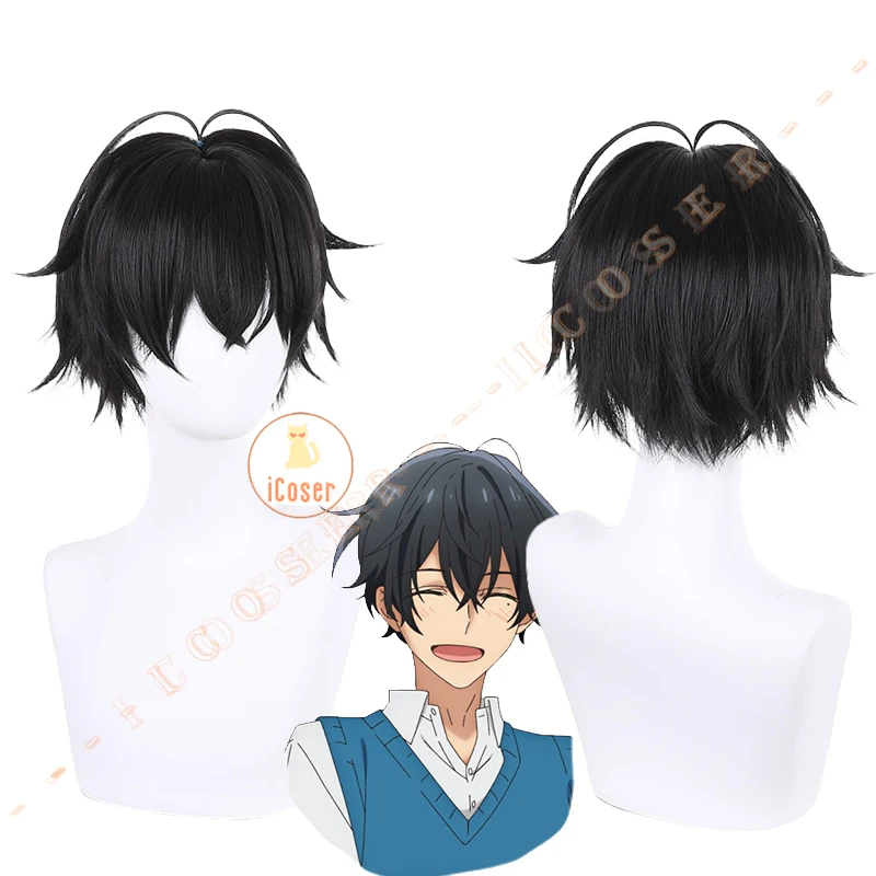 Косплей Костюм сасасаки и мияно йошиказу из аниме парик темно-синяя школьная