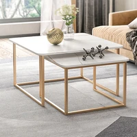 modern living room coffee table dining console luxury design marble industrial side table center bureau meuble home furniture