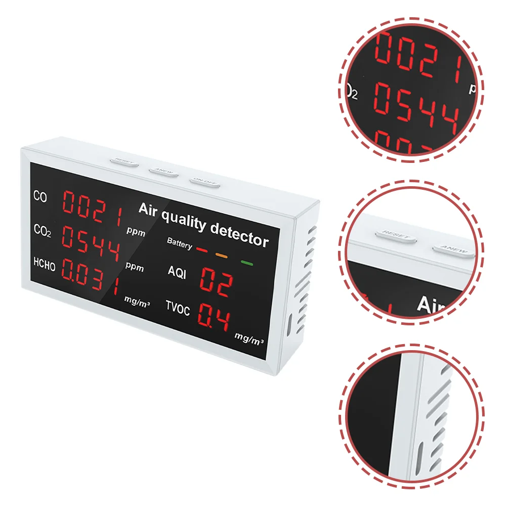 

Air Quality Monitor Home Air Quality Tester Co2 Meter Formaldehyde Tester