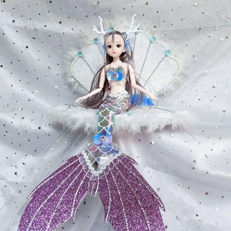 Кукла русалка 30 см шарнирная кукла 13 шарниров подвижная 1/6 разборная игрушка для