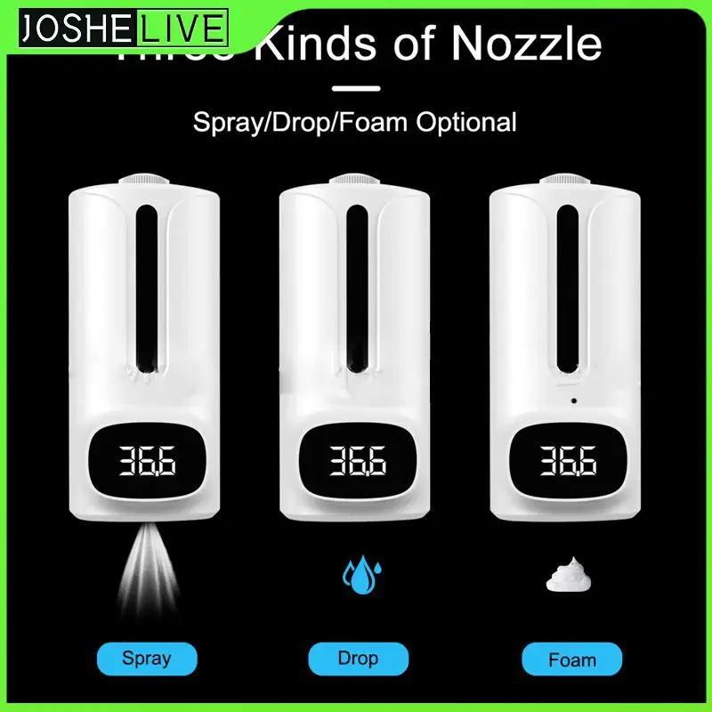

Induction Hand Sanitizer Soap Dispenser Temperature Measurement And Disinfection Integrated Machine Auto Hand Washer