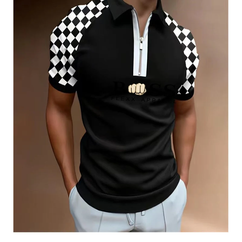 Лидер продаж 2022 полосатые рубашки-поло пляжные повседневные деловые