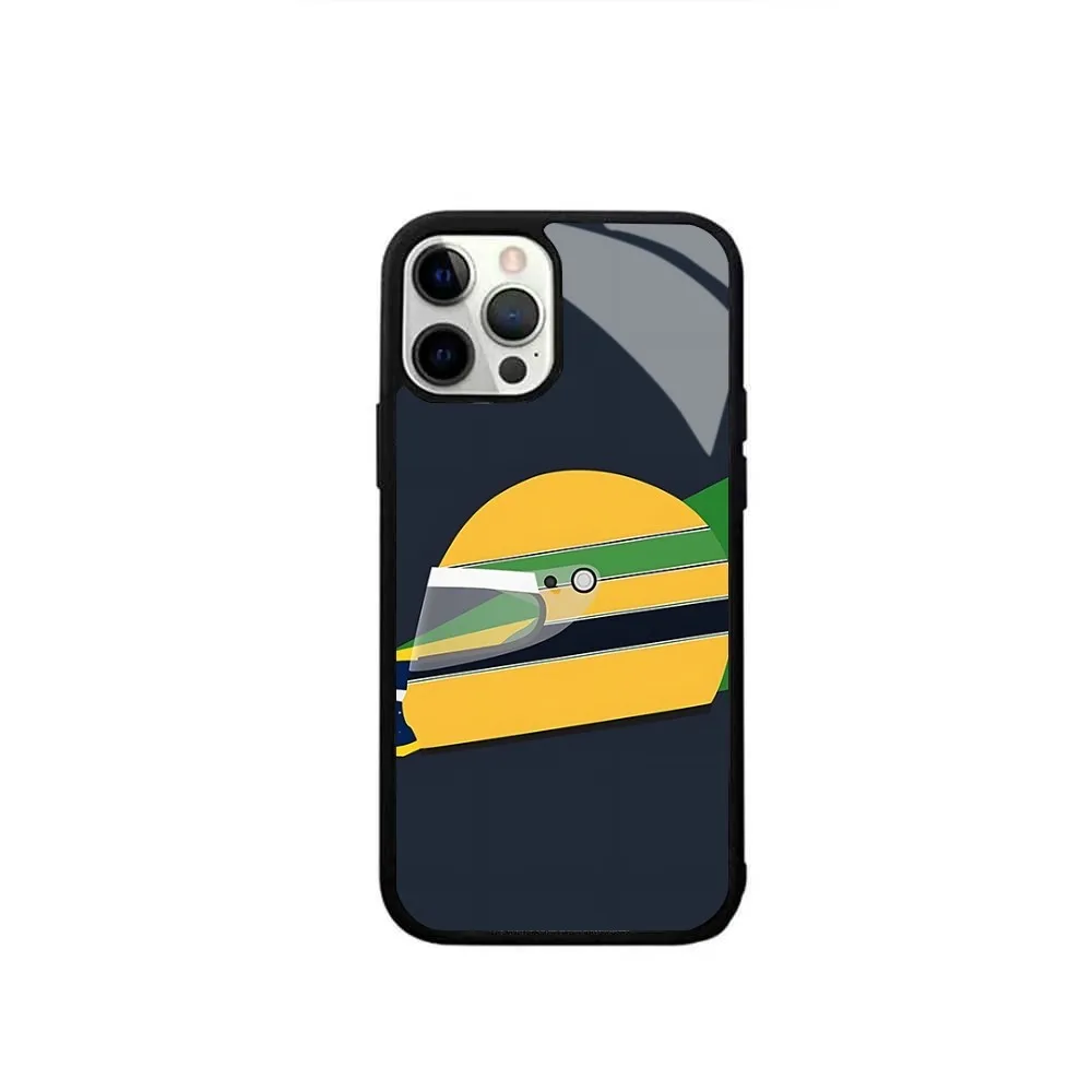 Айртон S-Senna H-Helmet F-F1 Чехол для телефона Magsafe Чехлы беспроводной зарядки IPhone 16 15 13 12